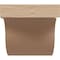Ekena Millwork 4"W x 4"D x 4"H Wide Del Monte Rough Cedar Woodgrain TimberThane Corbel, Primed Tan CORUR04X04X04DELRCPR - alternate 5